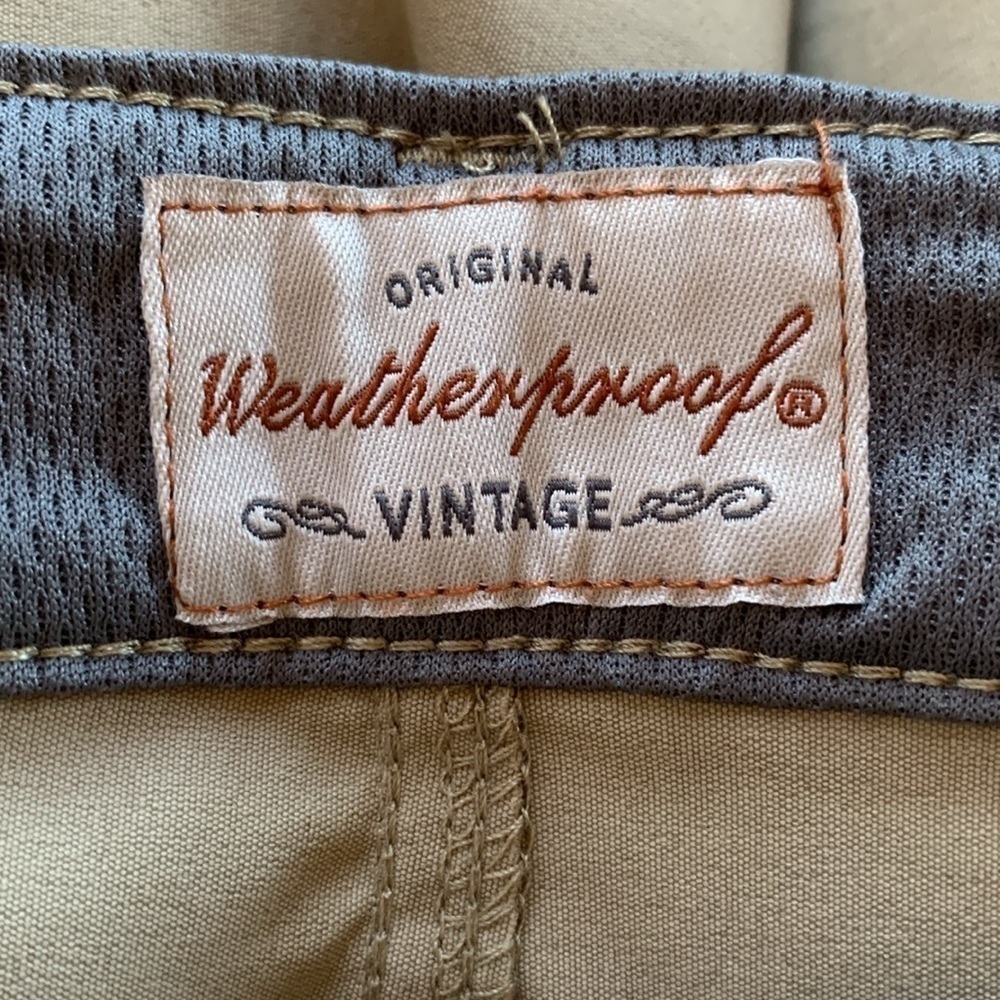 Weatherproof Vintage Men’s Tan Golf Outdoor Performance Shorts Size 38 NWT - Picture 6 of 6